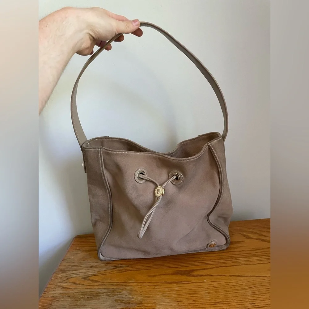 Spartina Tan Suede Harper Hobo Bag